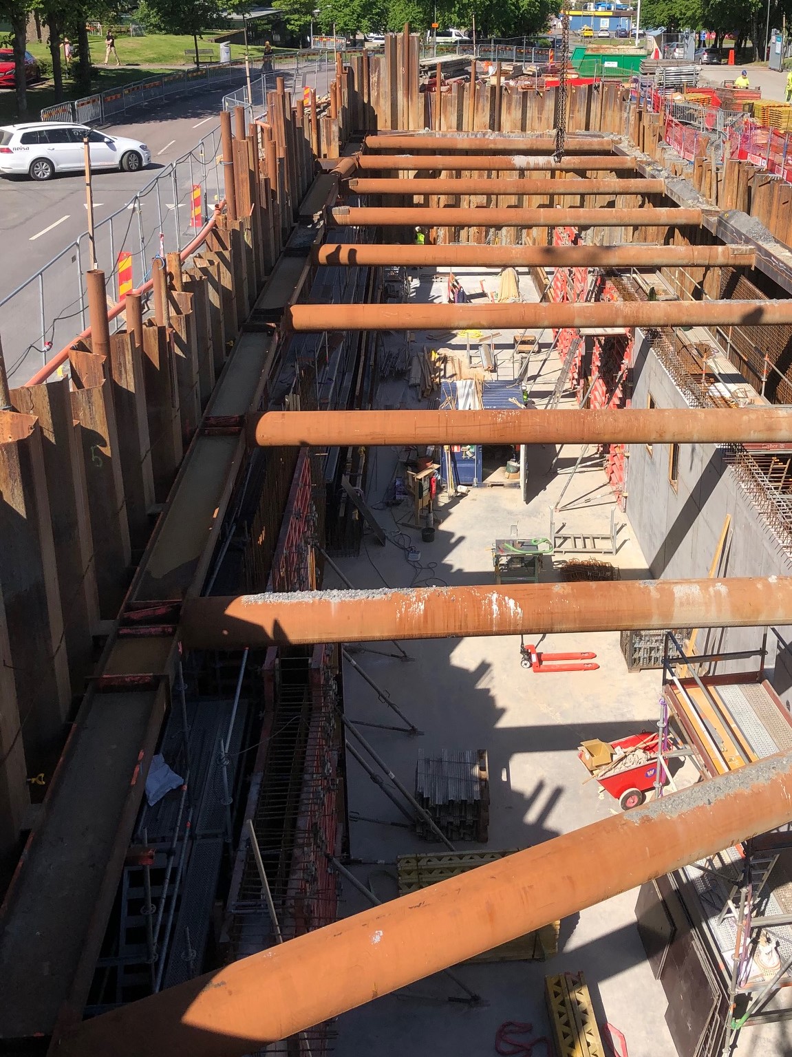 Ny kulvert vid Östra Sjukhuset