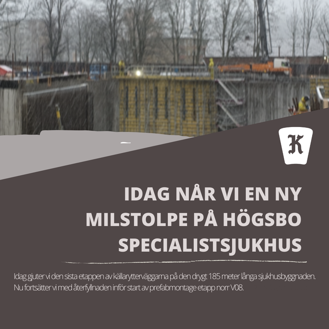 Milstolpe på Högsbo specialistsjukhus